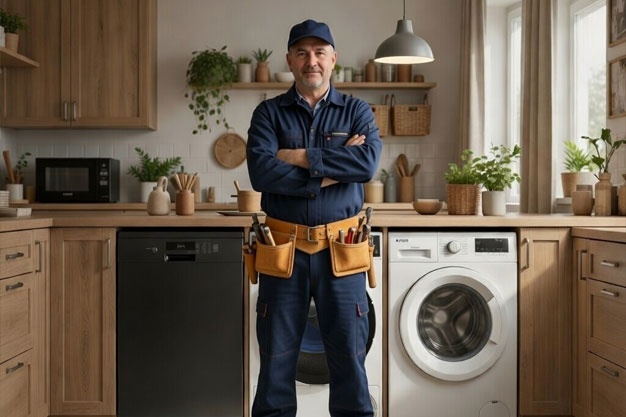 Deneyimli teknik ekip, Yenimahalle ve Gölbaşı bölgelerinde çamaşır makinesi, bulaşık makinesi ve kurutma makinesi gibi beyaz eşyaların arıza tespiti, tamiri ve yedek parça değişimini gerçekleştiriyor.